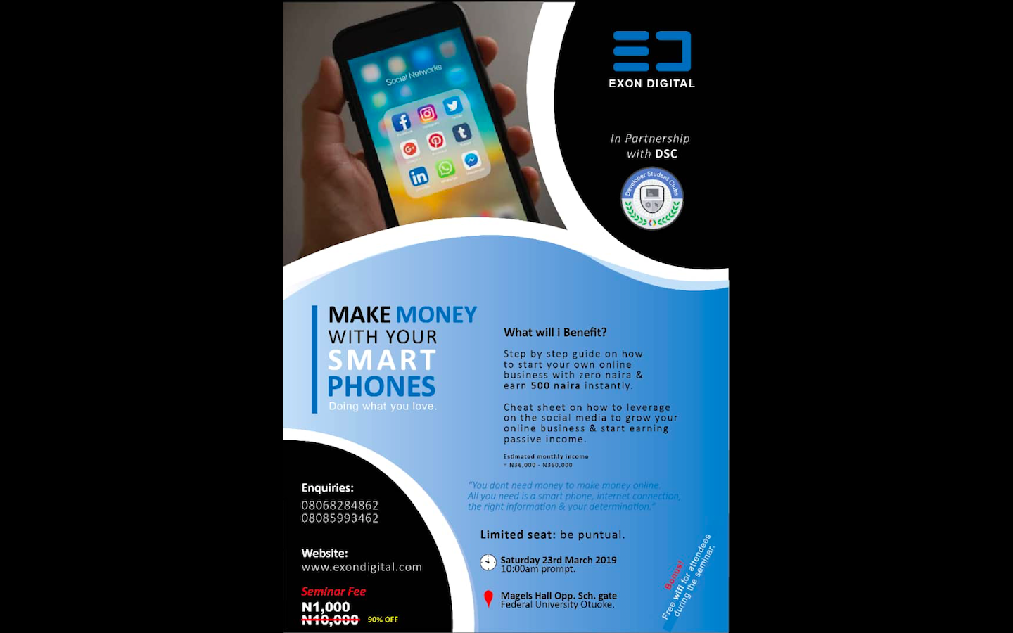 event banner - The DSC Hangout